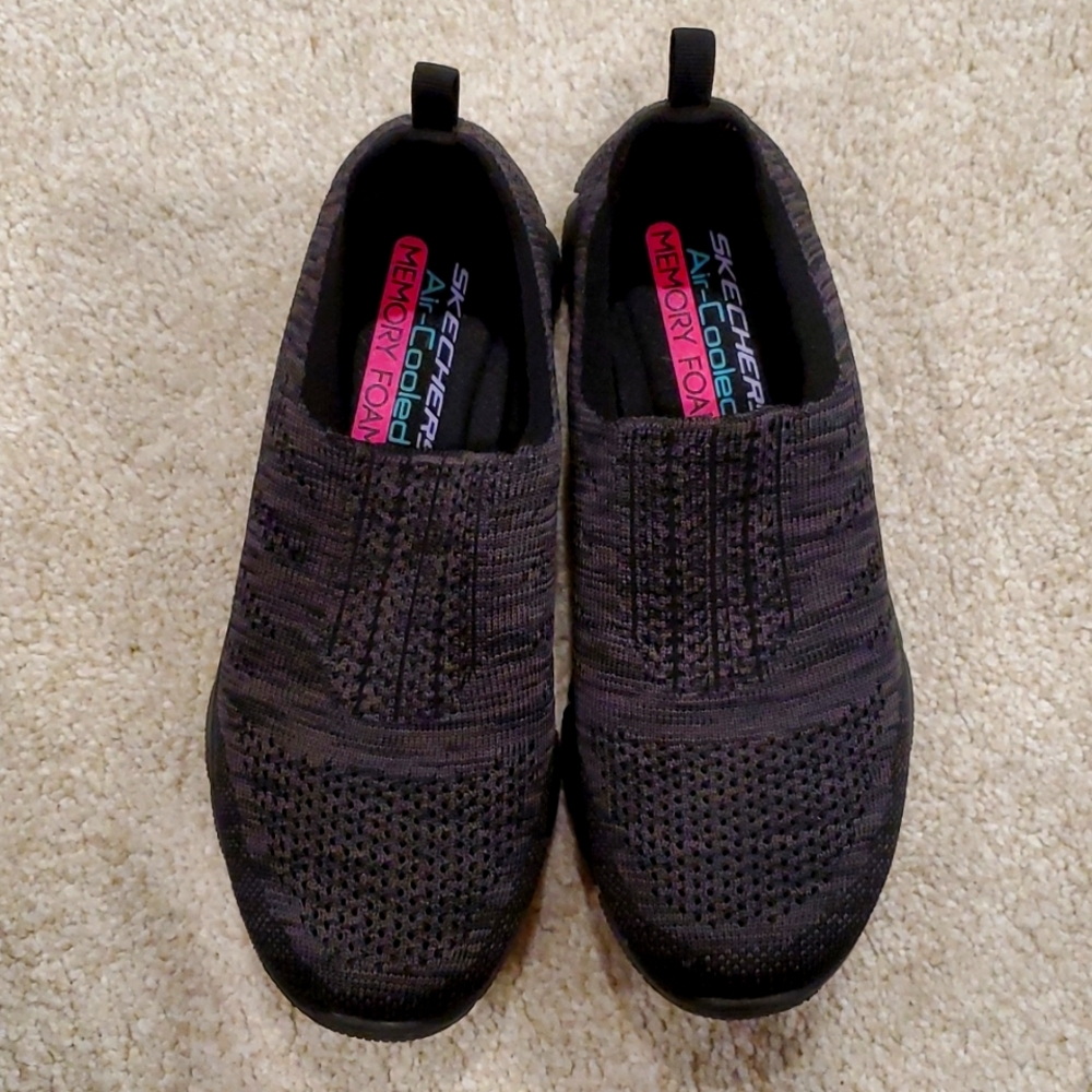 Sketchers Air-Cooled Memory Foam Grey Sz 6.5